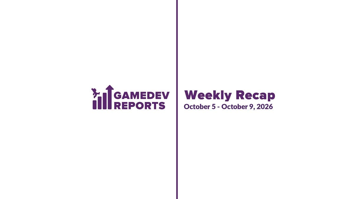 Weekly Gaming Reports Recap: October 5 - October 9 (2026)