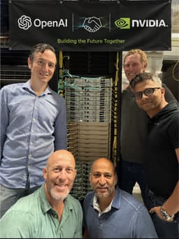 @gdb: huge milestone in our partnership with NVIDIA