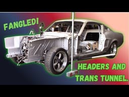 Coyote headers in a classic mustang. Starting over. #mustang #howto