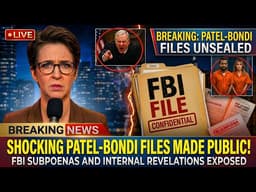 EPSTEIN UNSEALING! Judge Orders Release Of Secret Patel-Bondi Files!
