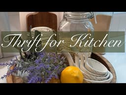 Thrifting for My Spring Kitchen | Thrift with Me + Cottage Garden Shopping