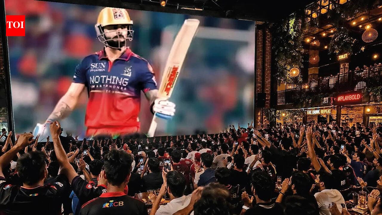 Match screenings drive weekend crowds at venues in Bengaluru | Events Movie News - The Times of India