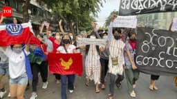 Myanmar resistance groups pledge to oust military-backed civilian government - The Times of India