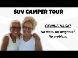 She Turned Her SUV Into a Camper… This Magnet Idea Is Genius