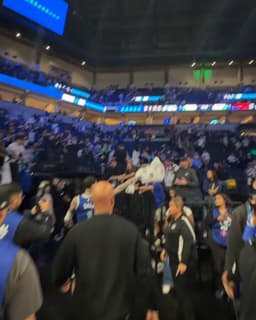 @NBA: LaMelo Ball (15 PTS, 8 AST) walks off the court after leading the @Timberwolves to their 3rd consecu...