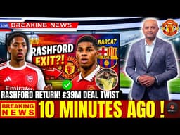 10 minute ago 🚨 MAN UTD TRANSFER CHAOS! 🔥 RASHFORD RETURN, CASEMIRO DROP RISK & £39M DEAL TWIST