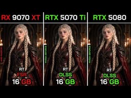RX 9070 XT VS RTX 5070 Ti VS RTX 5080+ Ryzen™ 7 9800X3D : TEST IN 20 GAMES