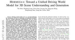 HERMES++: Toward a Unified Driving World Model for 3D Scene Understanding and Generation
