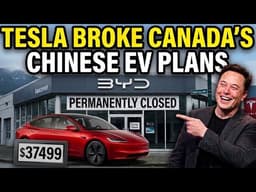 Canada's Chinese EV Brands Rollback Expansion Due To Tesla’s Masterstroke 