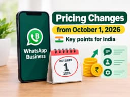 WhatsApp Business pricing changes from October 1, 2026
