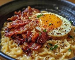 Bacon Ramen Carbonara: The 15-Minute "Inferno" Noodle Hack You Need to Try