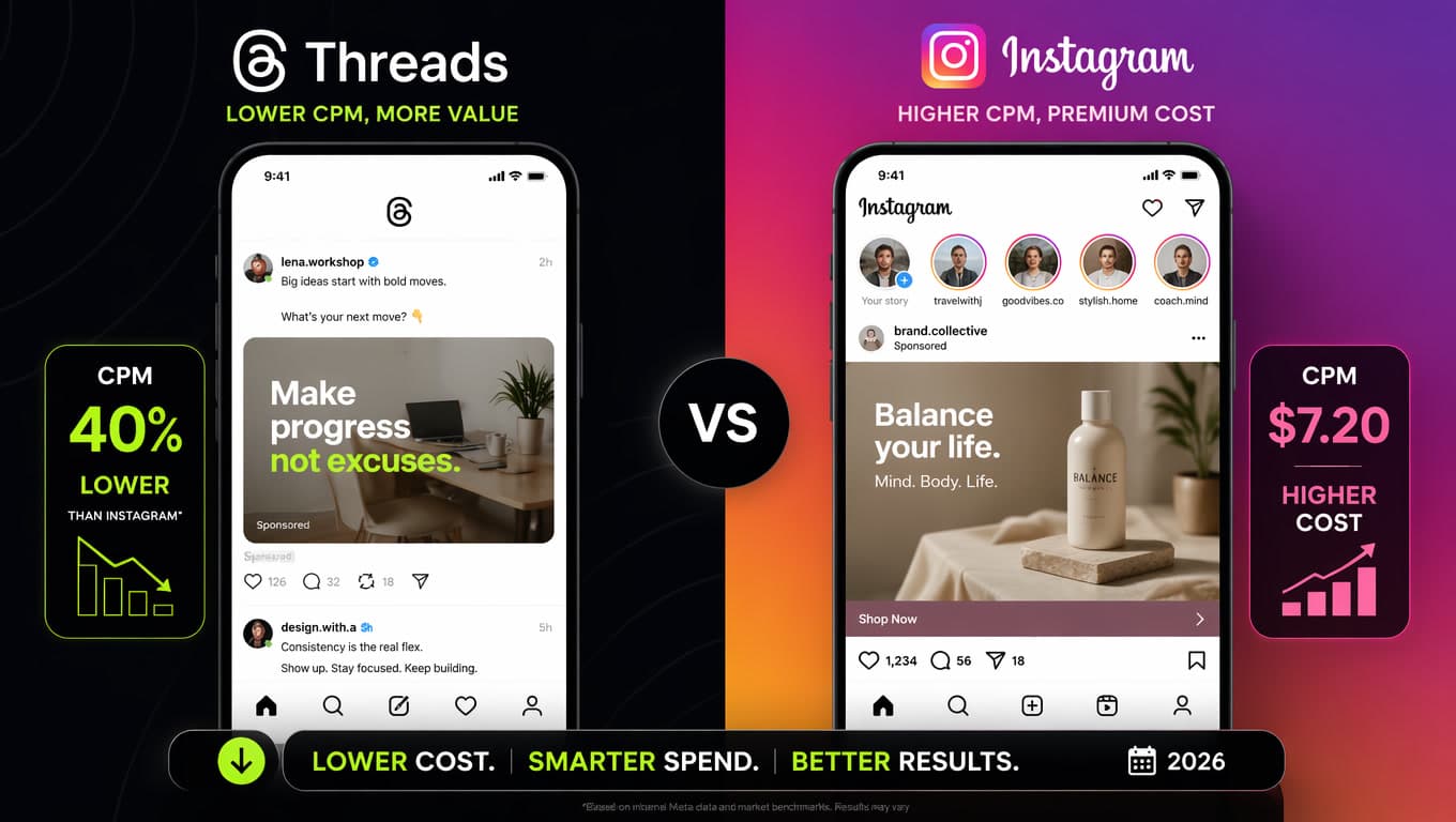 Threads Ads Cost 40% Less Than Instagram - Mintec