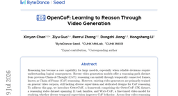 OpenCoF: Learning to Reason Through Video Generation