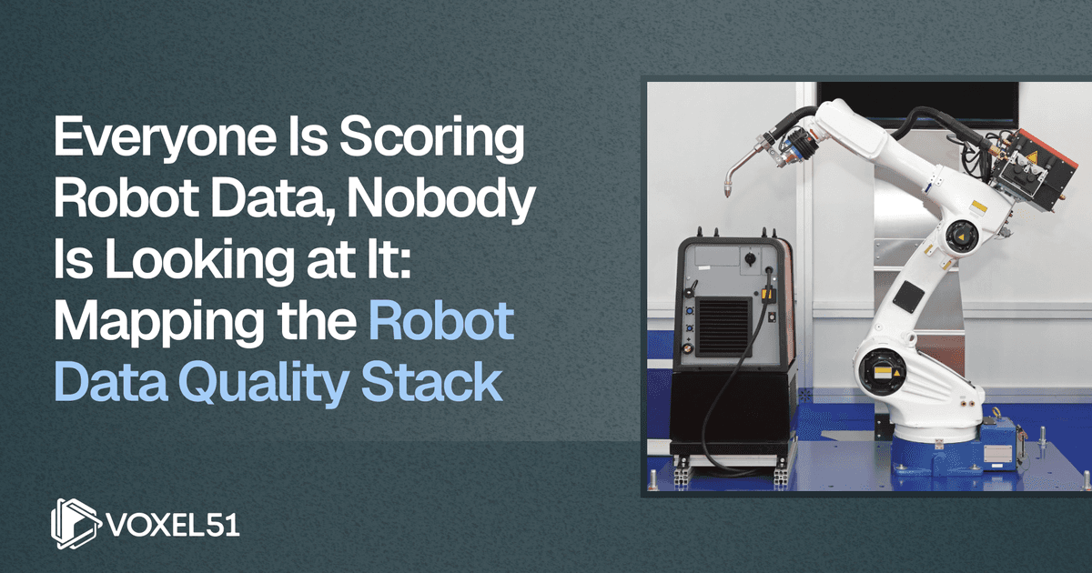 Robot Data Quality Scoring