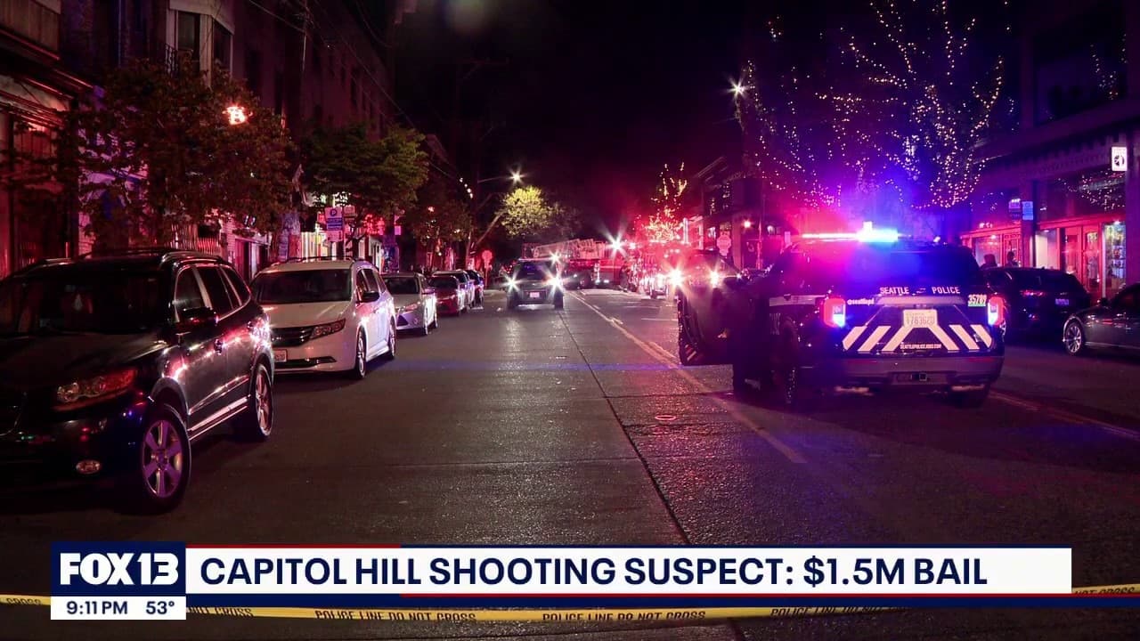 Capitol Hill, Seattle nightclub shooting suspect held on $1.5M bail