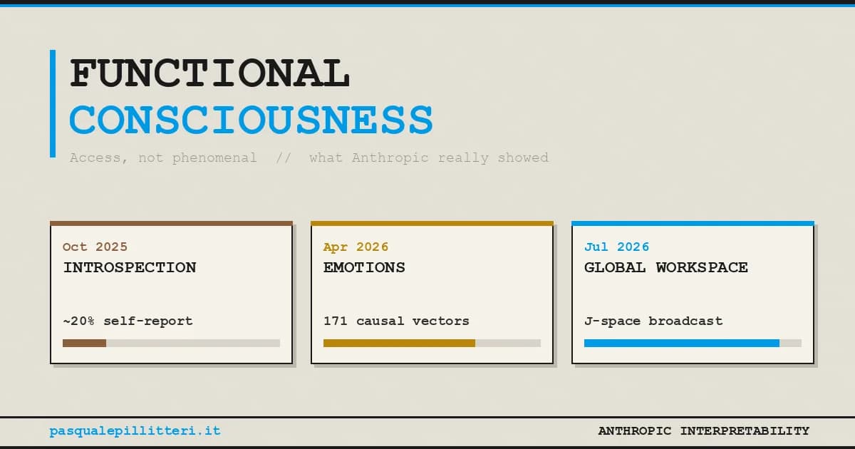 Claude Functional Consciousness: Anthropic's 3 Studies