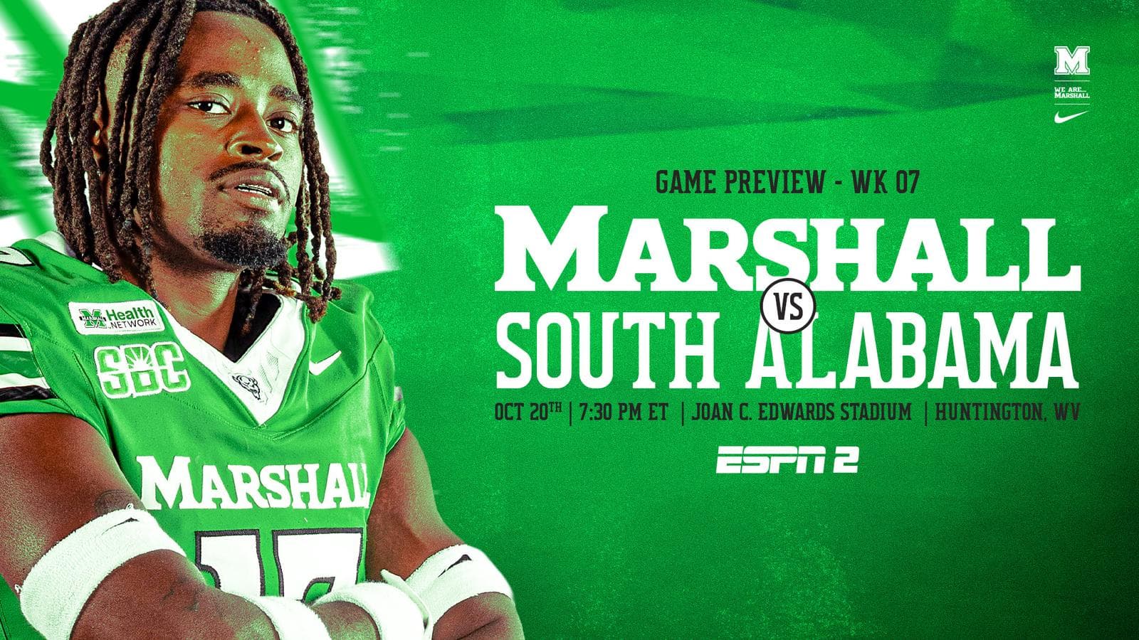 Marshall Football Hosts South Alabama At 7:30 p.m. On ...