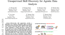 Unsupervised Skill Discovery for Agentic Data Analysis