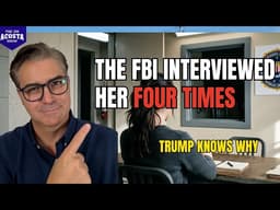 The FBI Interviewed Her 4 Times about Epstein and Trump. Trump Doesn't Want You to Know Why.