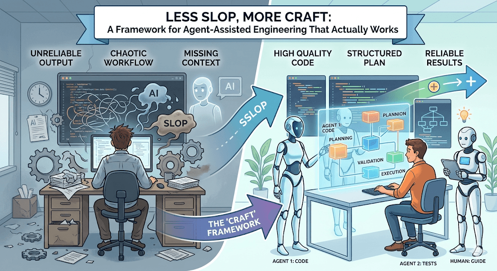 Less Slop, More Craft: A Framework for Agent-Assisted Engineering That Actually Works | by Sanath Shetty | Apr, 2026 | Medium