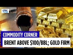 Brent Crude Holds Near $102/Bbl Amid Fresh Clashes Between Iran & US; Gold Firm Above $4,700/Oz