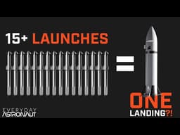 Does Starship REALLY require 15+ launches to land one lunar Starship?!