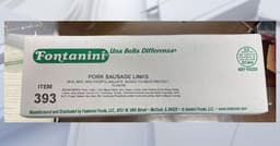 Sausage recalled for plastic contamination may still be in restaurant freezers, regulators warn