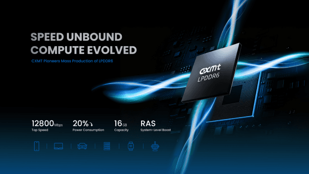 [News] CXMT Starts LPDDR6 Mass Production at 12800Mbps