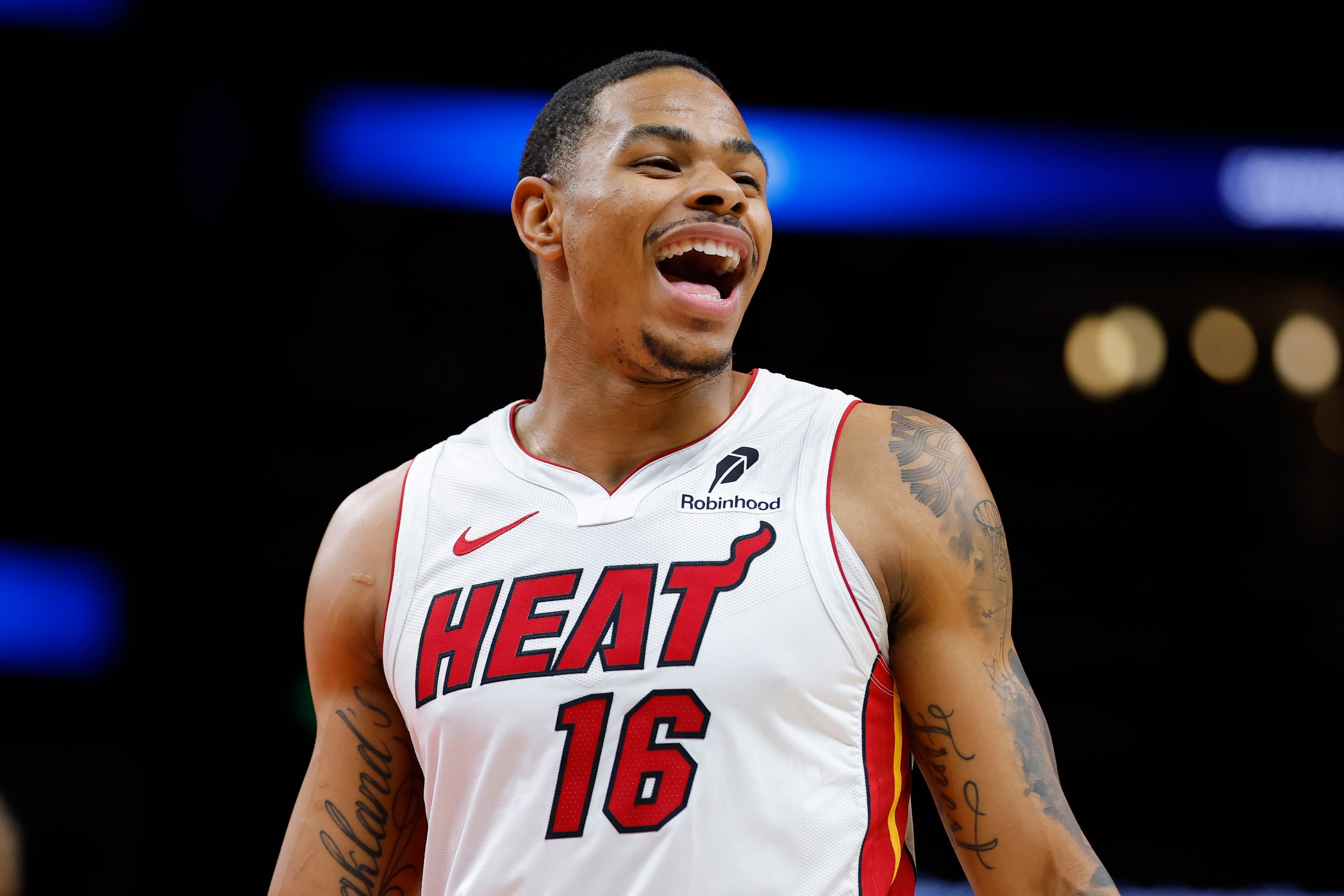 Keshad Johnson discusses return to Miami Heat on 2-way deal