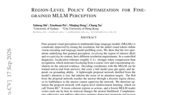 Region-Level Policy Optimization for Fine-grained MLLM Perception