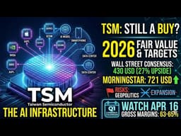Why Wall Street Predicts 27% Upside for TSM | Taiwan Semiconductor Deep Dive ​#TSM #TSMC 