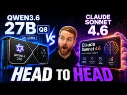 Qwen3.6 27B Q8 vs Claude Sonnet 4.6 | Head-to-Head