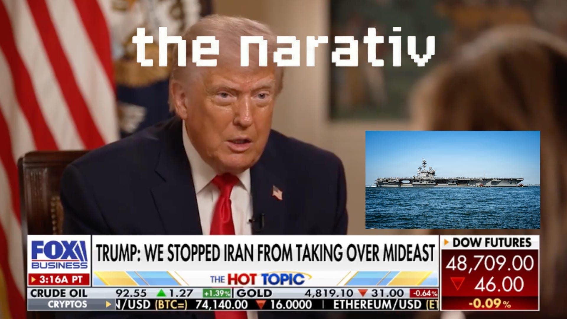 🚨 IRAN THREATENS TO SEAL US VESSELS IN RED SEA AS TRUMP INSISTS WAR 'CLOSE' TO OVER