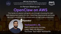 OpenClaw on AWS, Sat, Jul 25, 2026, 10:00 AM