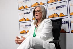 Katie Hobbs Trails in Polls