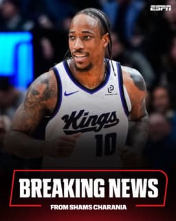 @ShamsCharania: Just in: The Sacramento Kings are waiving DeMar DeRozan, making the six-time All-Star one of the top...