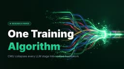 CMU Unified Training Merges All LLM Stages Into One