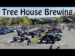 Tree House Brewing opens their 2026 Cars & Coffee schedule with a full house of beautiful cars!