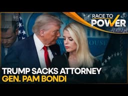 Trump Removes Pam Bondi As Attorney General | Epstein Files | WION World News