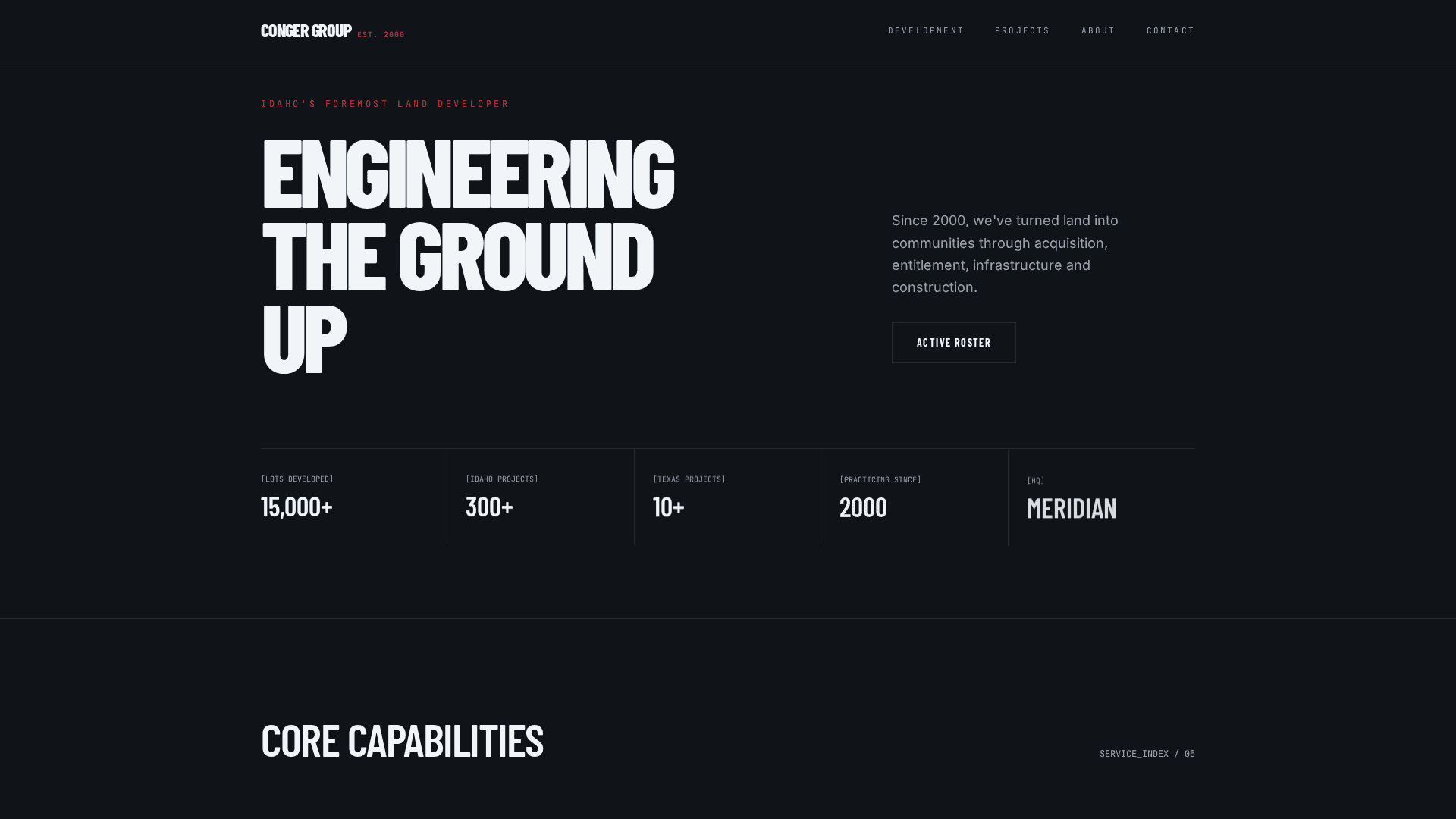 Services | Conger Group Land Development Consulting