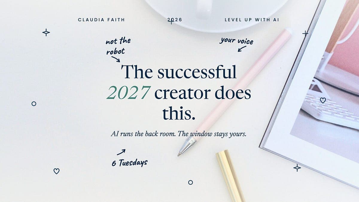 Do You Want to Be a Successful Online Creator in 2027? Then You Just Have to Know This
