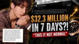 In Just 7 Days, Jungkook Generated $32.3 Million for Hublot — Netizens: “This Is Not Normal!”