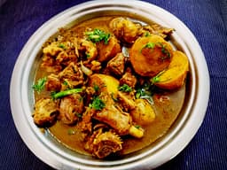 How To Make authentic Coriander Mutton Gravy easily