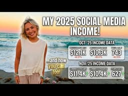 Stop Posting For Free. Here’s Exactly How Much I Made In 2025. (Social Media Income) 