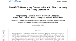 ShortOPD: Recovering Pruned LLMs with Short-to-Long On-Policy Distillation
