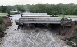 Severe Flooding in Indiana Collapses Bridge, Washes Out ...