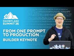 From One Prompt to Production: Building with Snowflake CoCo