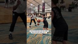 Deuce working on his game with JT & CP at their Elite Camp!