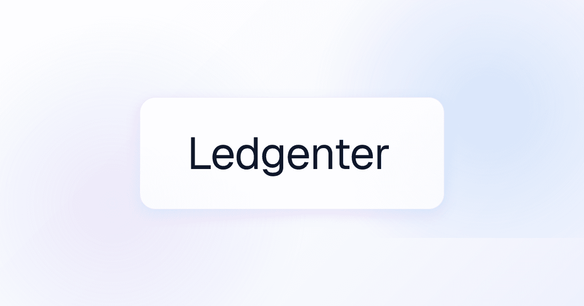 Ledgenter MCP Server