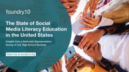 New White Paper on the State of Social Media Literacy ...